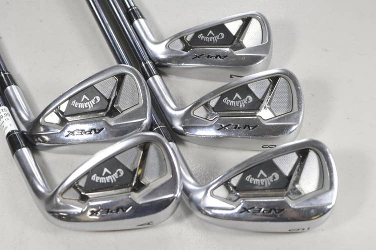 Callaway Apex 19 7-PW,AW Iron Set Recoil Dart F3 Regular Flex Graphite #226115
