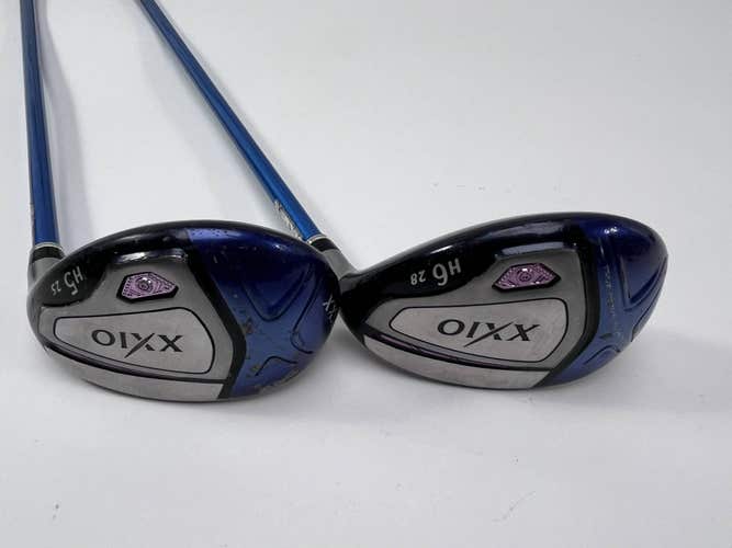 XXIO X 5 & 6 Hybrid Set 25* 28* MP1000 35g Ladies Graphite Womens RH