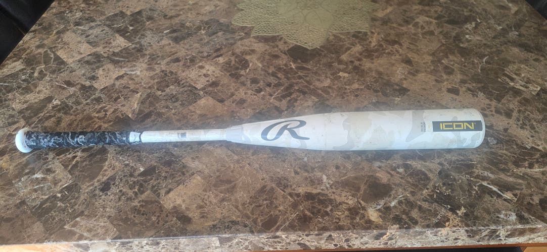 2025 Rawlings Icon Composite BBCOR Certified Bat (-5) 30 oz 32" (Used)