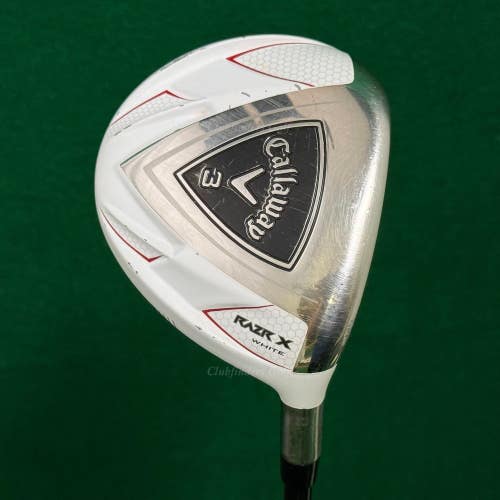 Callaway RAZR X White 3 Fairway Wood Grafalloy ProLaunch Axis 65R Regular