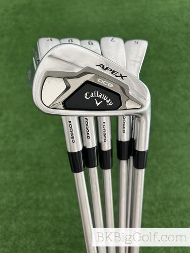 Callaway Apex DCB / Pro 21 Forged Iron Set 5-P / KBS C-Taper Lite 105 Regular