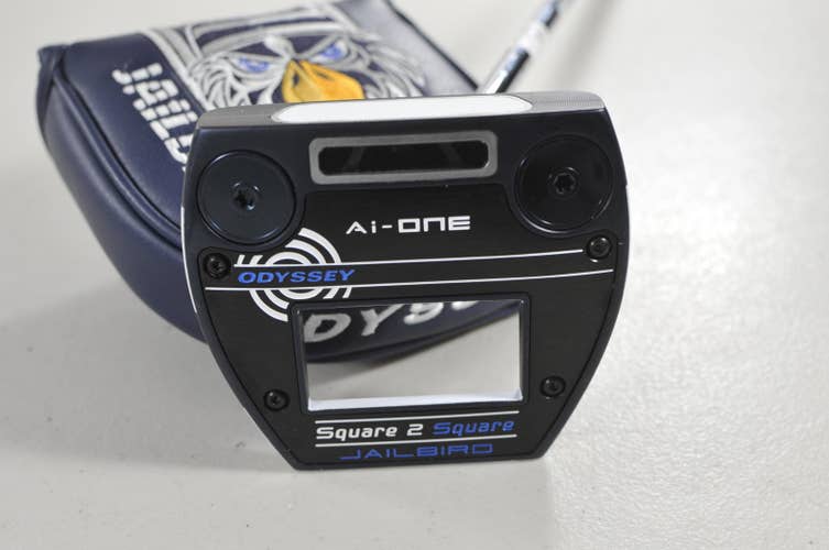 Odyssey Ai-ONE Square 2 Square Jailbird 34" Putter SL 90 Steel w/ Cover #224234