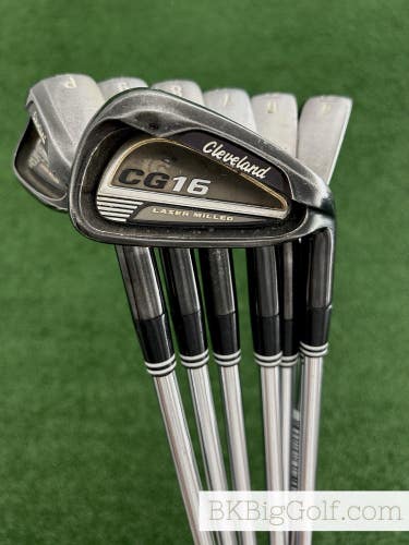 Cleveland CG16 Black Pearl Iron Set 4-P / Dynamic Gold 105 Regular