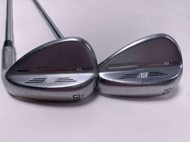 Titleist Vokey SM9 Tour Chrome Wedge Set 56* 10 | 60* 10 SM9 Wedge Steel Mens RH