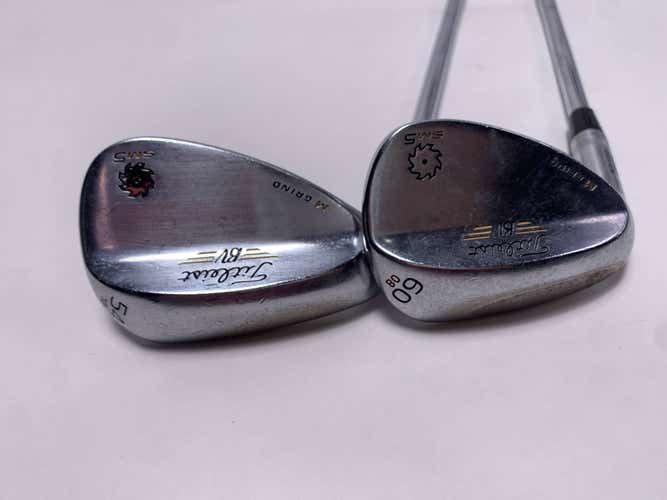 LEFTY Titleist Vokey SM5 Tour Chrome Wedge Set 54* 10 | 60* 8 SM5 Wedge LH