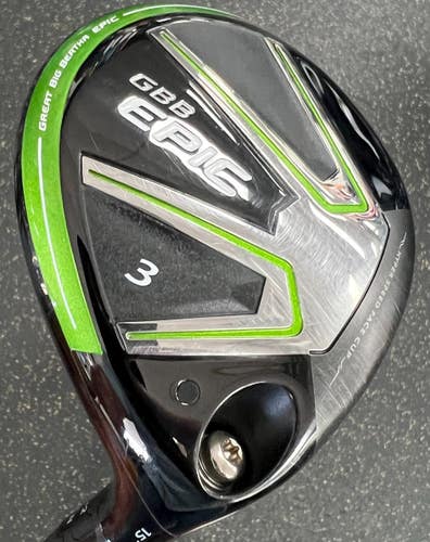 Used Callaway GBB EPIC Mens Fairway Wood RH 3 Wood 11497-S000161234