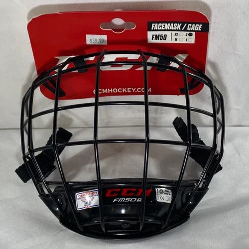 CCM FM50 Full Cage Small EXPIRED Chin Pad (New)