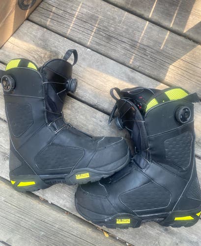 Men's Size M 8.0 (W 9.0) Salomon Snowboard Boots (Used)