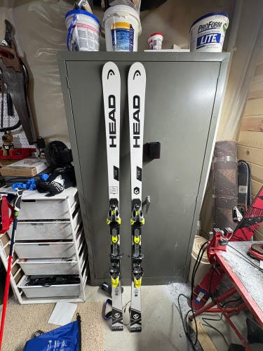 HEAD 181 cm 25m radius GS Skis With Bindings