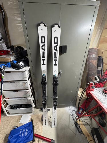 HEAD WC Rebels FIS 165 cm SL Racing Skis With Bindings