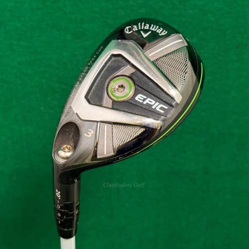 LH Callaway Epic 20 3 Hybrid Project X PXv Graphite Seniors