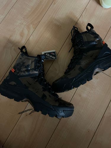 NEW Nike ACG Zoom Gaiadome GORE-TEX Men's Size 7.5 Black Brown IB2328-200 Camo