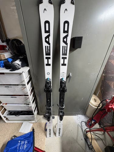 HEAD WC Rebels SL FIS 165 cm Racing Skis With Bindings