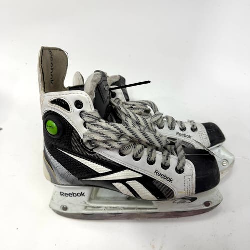 Used White Reebok 11k Pump Skates | Size 4.5 D | AB456