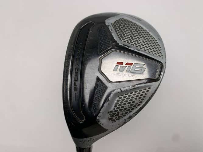 TaylorMade M6 4 Hybrid 22* Fujikura Atmos Red 6R Regular Graphite Mens LH