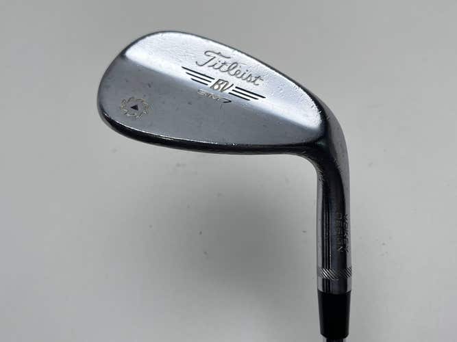 Titleist Vokey SM7 Tour Chrome Wedge 56* 14 Bounce F-Grind S400 Stiff Steel RH