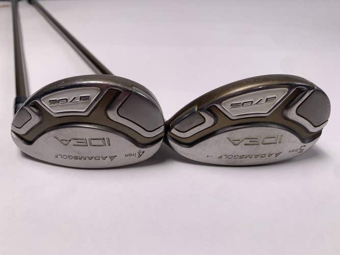 Adams Idea A7 OS 4 & 5 Hybrid Set 22* 25* Grafalloy Adams Idea 50g Ladies RH