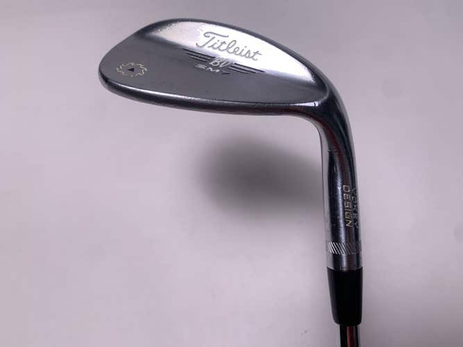 Titleist Vokey SM7 Tour Chrome Wedge 56* 8 Bounce M-Grind Wedge Steel Mens RH
