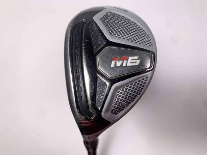 LEFTYTaylorMade M6 3 Hybrid 19* Fujikura Atmos Red 7S Stiff LH Midsize Grip