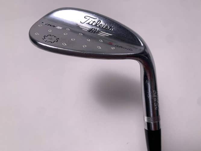 Titleist Vokey SM6 Tour Chrome Wedge 56* 10 Bounce S-Grind S200 Steel Mens RH