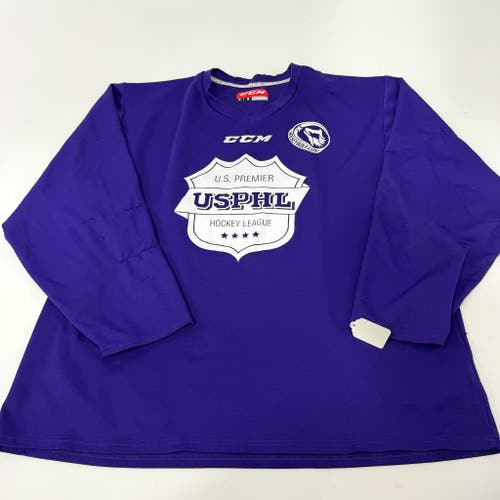 Used Purple CCM USPHL Practice Jersey | Senior XL | AB501