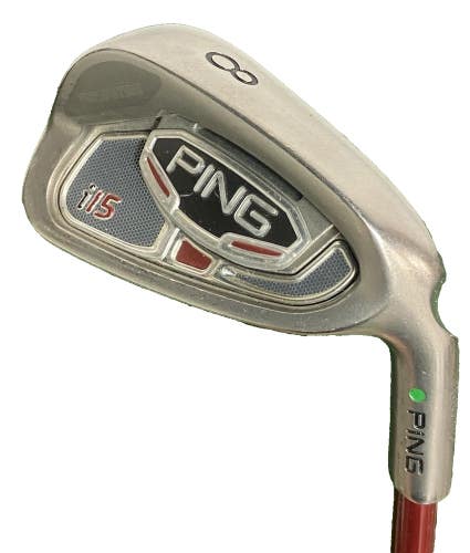 Ping i15 8 Iron Green Dot 2 Up RH TFC149 Regular Graphite 36.75" Great Mid Grip