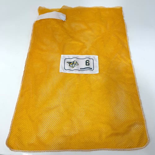 Used Yellow Nashville Predators Warrior Laundry Bag | AB516