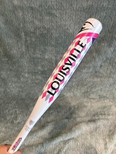 White Louisville Slugger Diva Alloy Bat (-11.5) Alloy 17.5 oz 29" (Used)