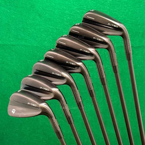 TaylorMade 2023 P-790 Ltd. Ed. Phantom Black 4-PW Iron Set KBS Tour FLT120 Stiff