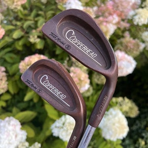 Vintage Copperhead Beryllium Copper 1 & 2 Iron Golf Clubs – Tour Model II – RH
