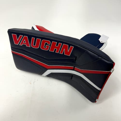New Regular Navy/Red/White Vaughn V10 Pro Carbon Goalie Blocker | Senior | AB528