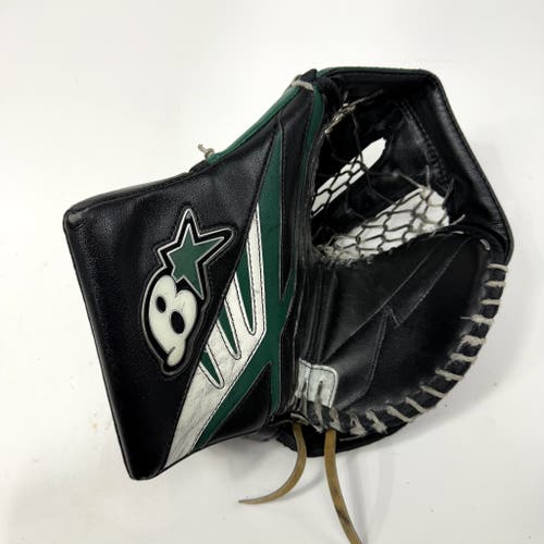 Used Regular Black/Green/White Brian's Subzero 3 Pro Goalie Glove | Senior | AB532