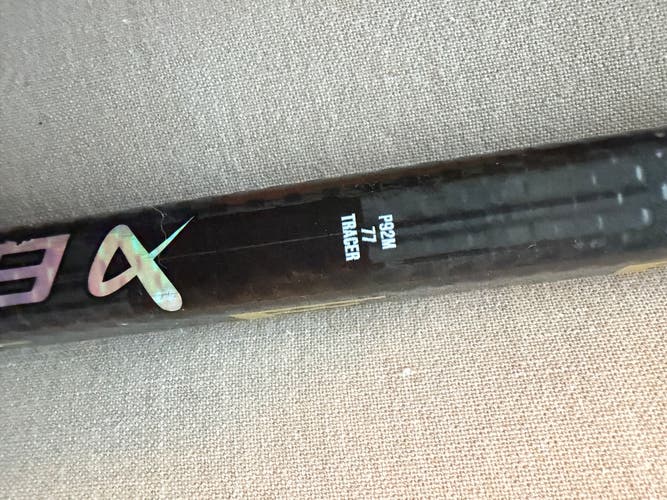Senior Bauer Nexus Tracer Left Hand Hockey Stick P92M 77 Flex Pro Stock (Used)