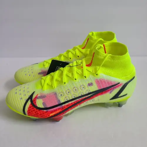 Nike Mercurial Superfly 8 Elite SG Soccer Cleats DD3688-761 Size 6.5 Volt Yellow