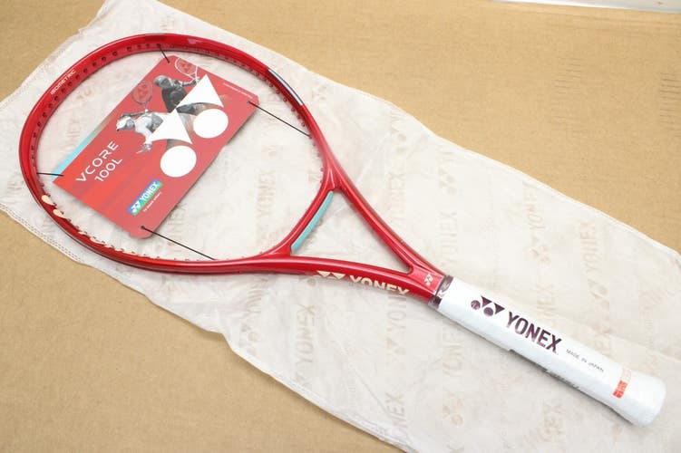 *NEW* 2026 YONEX VCORE 100L (280g) GEN 8 TENNIS RACQUET (4 1/4) RUBY RED