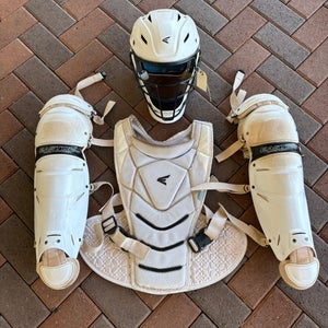 White Intermediate Easton Jen Schro The Very Best Catcher's Combo