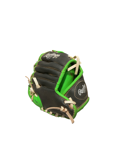 Used Rawlings PLAYER SERIES TBALL GLOVE BB/SB Glove T-ball Green 9" 11834-S000056694