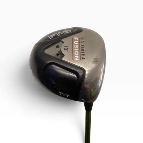 Used Callaway FT-3 BIG BERTHA FUSION Mens Driver RH 10.0 Degree 11443-S000208351