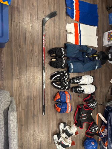 Hockey equipment lot ALL USED  but good condition