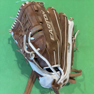 Brown Easton Natural LH Pitcher's Softball Glove 12.5"