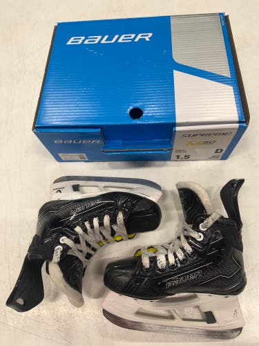 2024 Bauer Supreme M50 Pro Hockey Skates Regular Width Size 1.5 (Used)