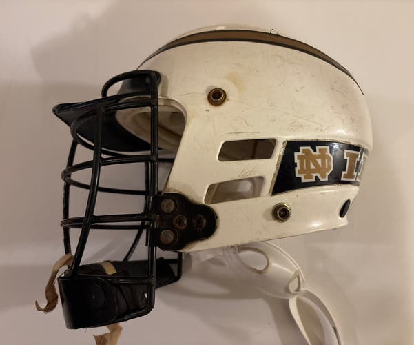 Vintage Notre Dame Lacrosse Sports Helmet