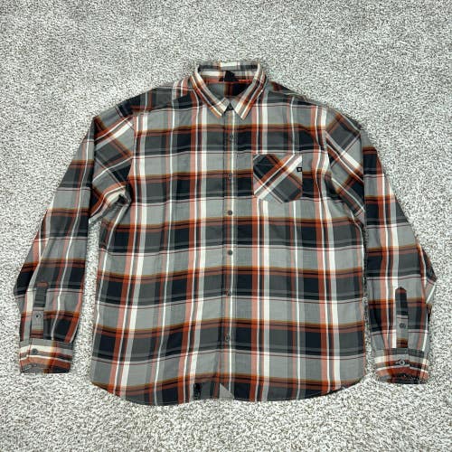 Marmot Shirt Mens 2XL Multicolor Plaid Long Sleeve Button Outdoor Hiking Gorp