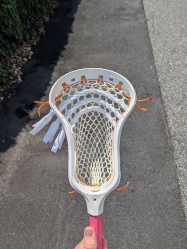 Primo Darkhorse Head (New) Professionally strung with East Coast Dyes Wax Mesh