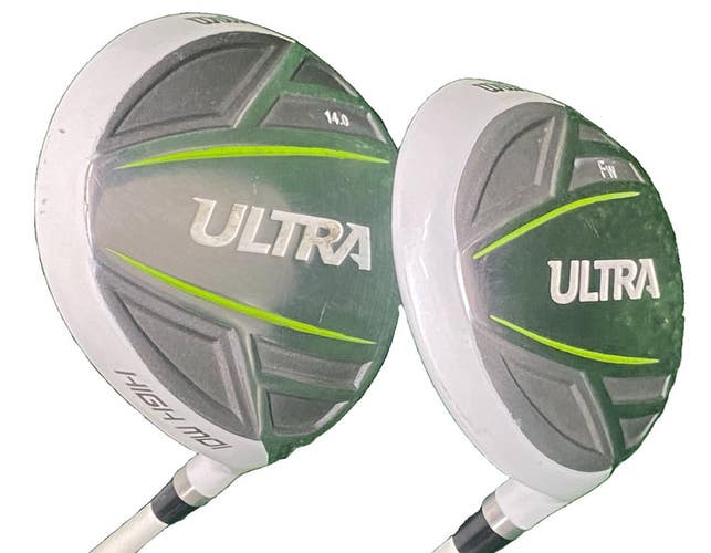 Wilson Ultra High MOI Wood Set 14* Driver 3w 15.5* RH Ladies Graphite New Grips