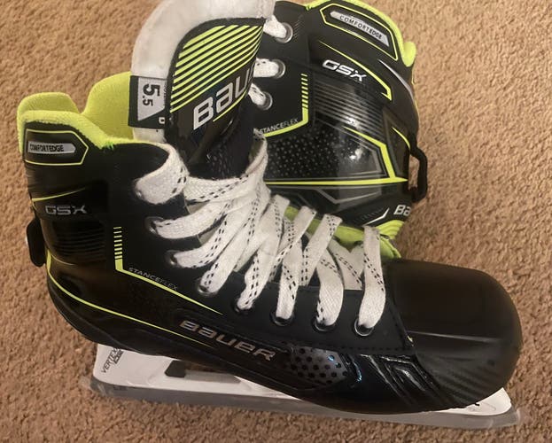 Bauer GSX Hockey Goalie Skates Size 5.5 (New)