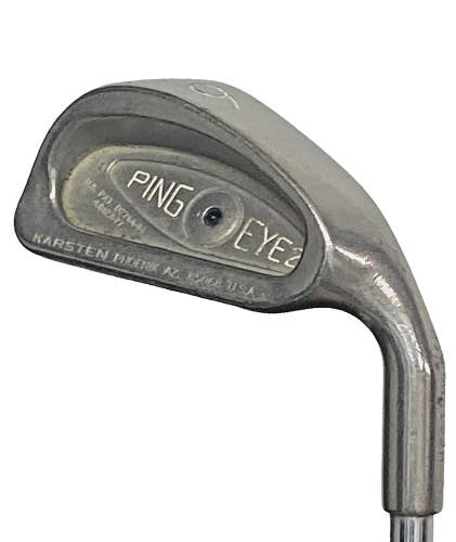 Ping Eye2 6 Iron Black Dot Men's RH Stiff Flex Steel 37" Good Tour Wrap Grip