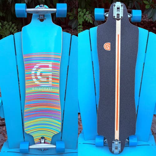 Gold Coast Skateboards “Threads” Complete Drop Through Longboard Skateboard 37”