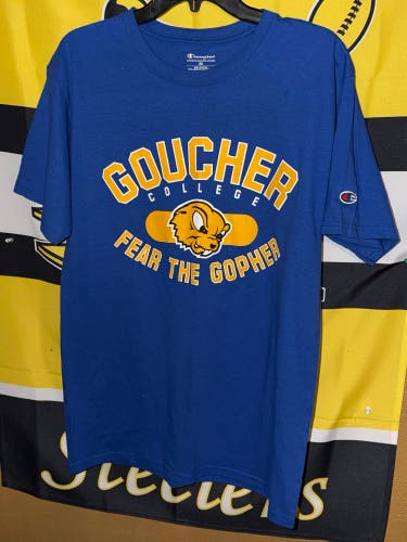 Champion NCAA Goucher Gophers College University Athletics Shirt Brand New With Tags
