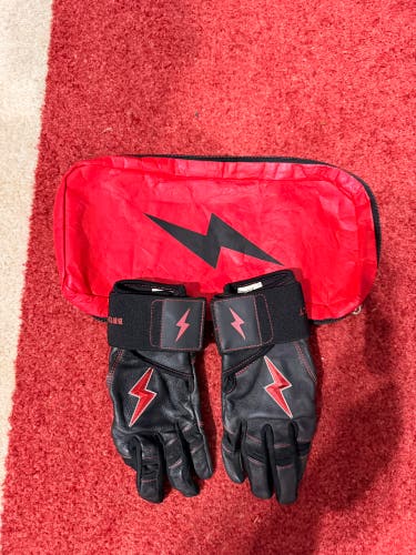 Bruce Bolt Youth Batting Gloves (Youth Small) (Used)